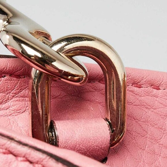 Gucci Natural Woven Straw and Pink Leather Medium Bamboo Shopper Tote Bag - Picture 8 of 12